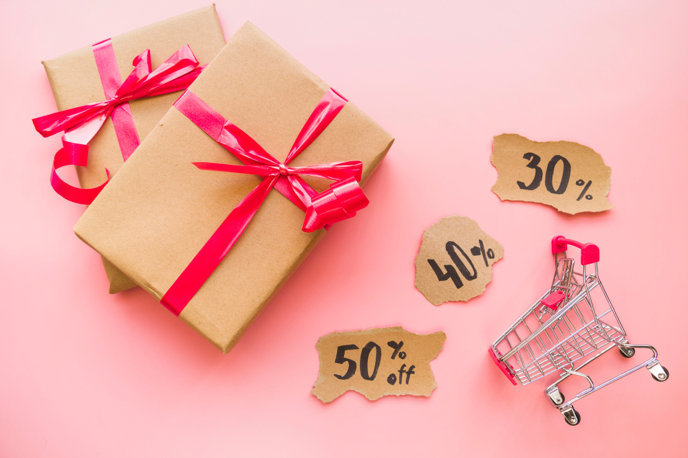 Etiqueta de preco psicologico terminado em 99 centavos na gondola de supermercado independente