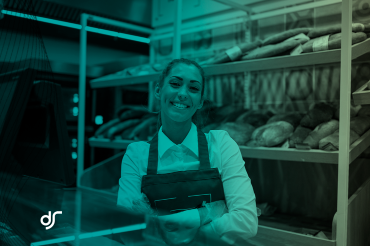 decoração de padaria pequena