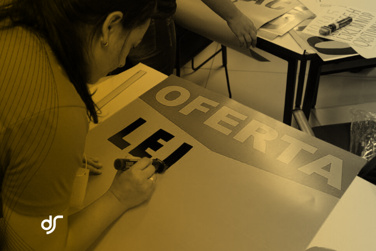 cartaz de oferta de supermercado