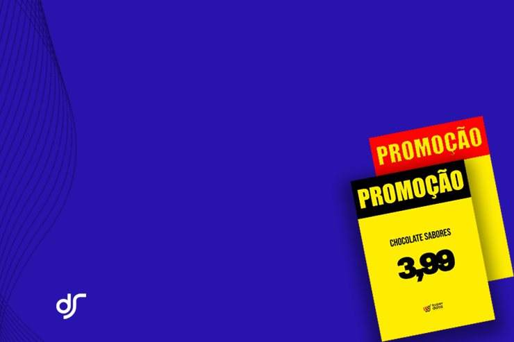 cartaz de promoção para loja