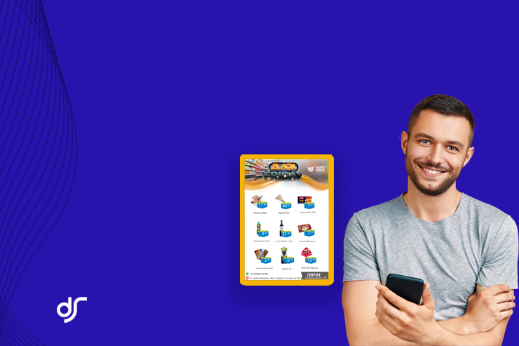 como fazer encarte de supermercado